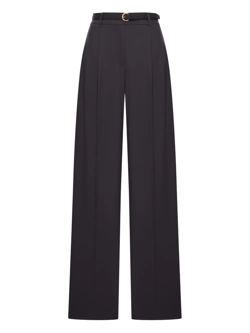 Max Mara Broek met ceintuur Zwart