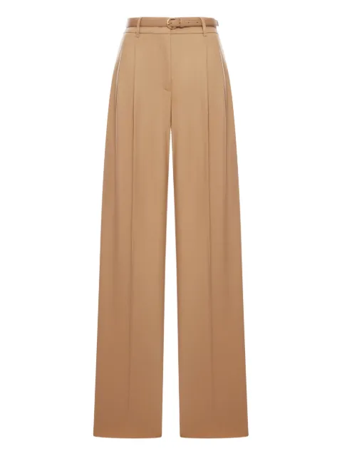 Max Mara belted wool trousers