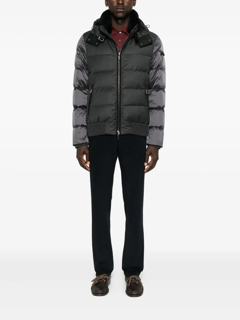 Moorer zip-fastening padded jacket | Down Jackets | Image 2