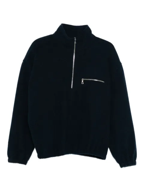 Rier zip-pocket wool sweater