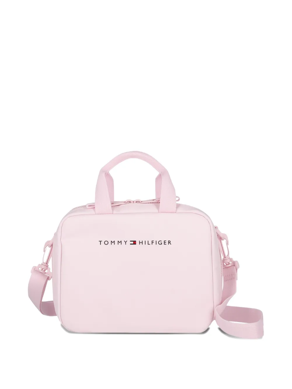 Tommy Hilfiger Junior logo-plaque lunch bag | Pink | Image 1