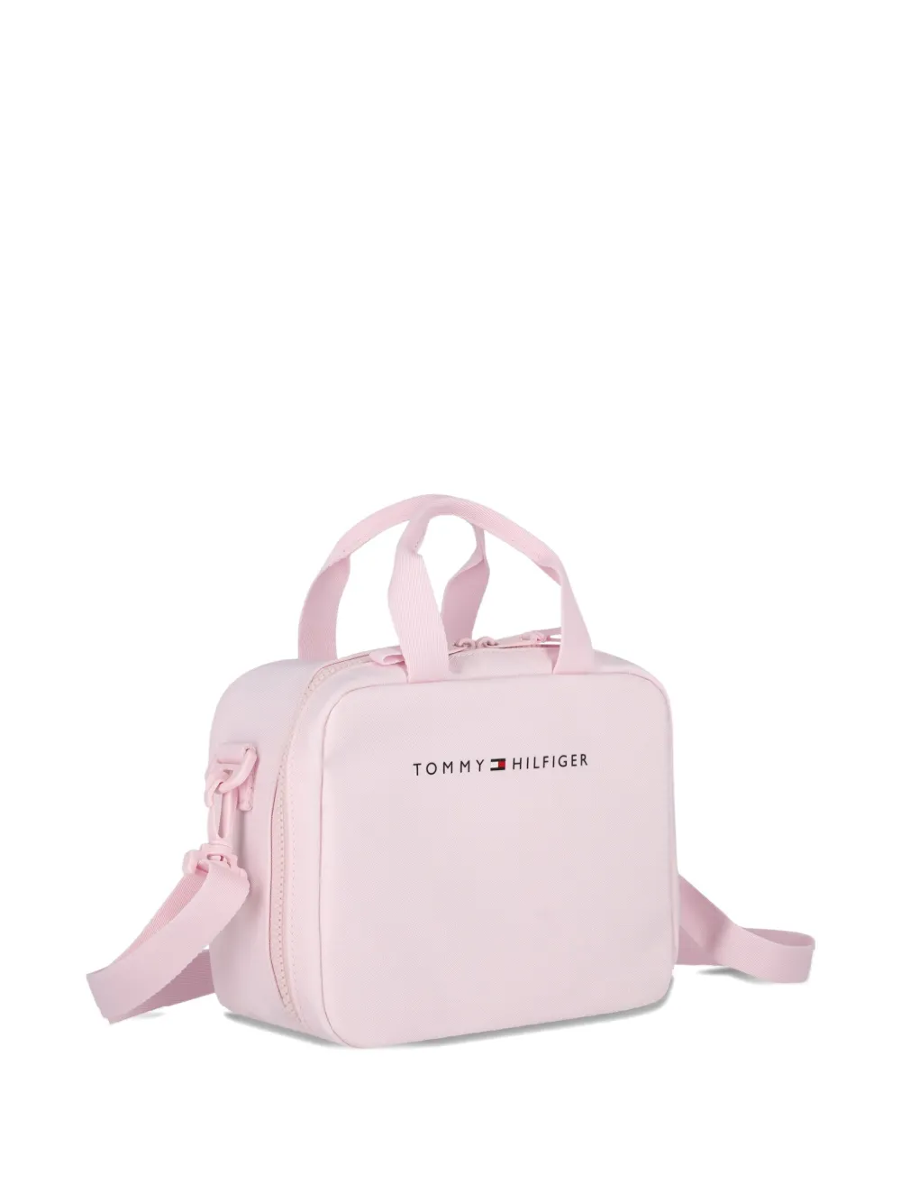 Tommy Hilfiger Junior Logo-plaque Lunch Bag In Pink