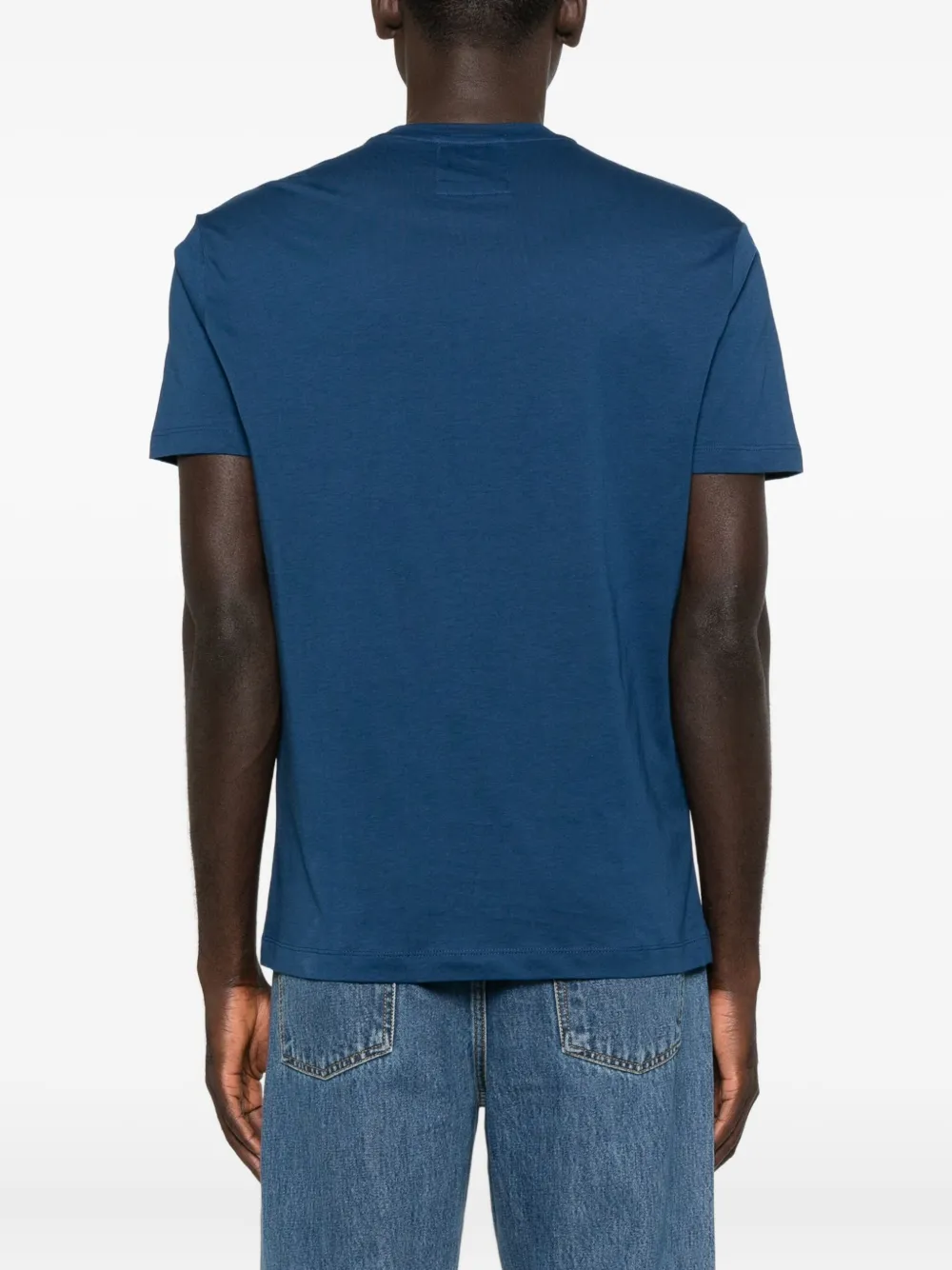 Emporio Armani T-shirt met logo Blauw