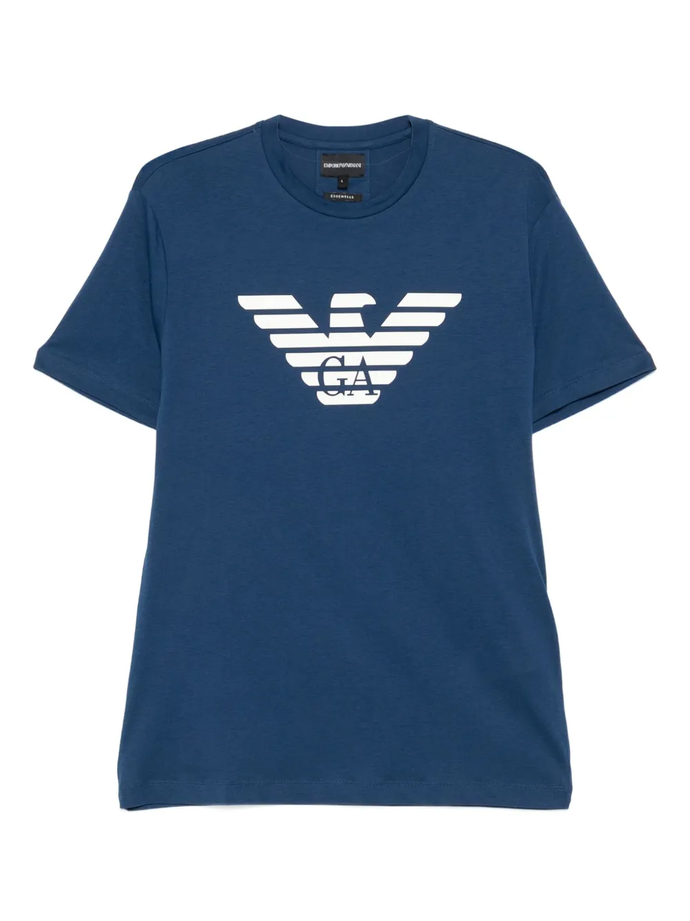 Emporio Armani eagle-logo T-shirt | Blue | Image 1