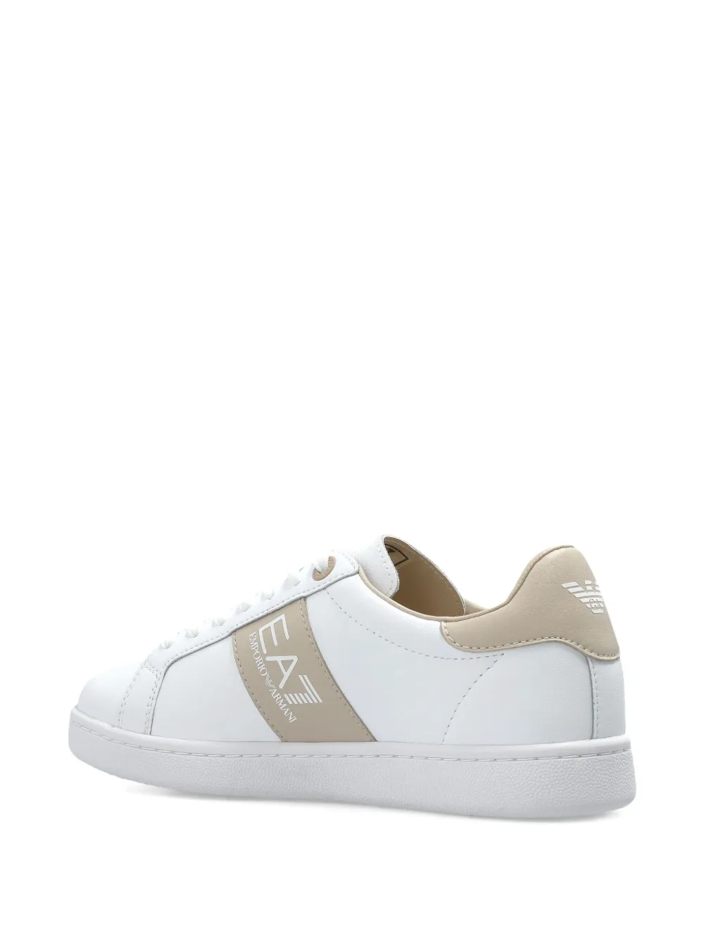 Ea7 Emporio Armani logo-detail sneakers White