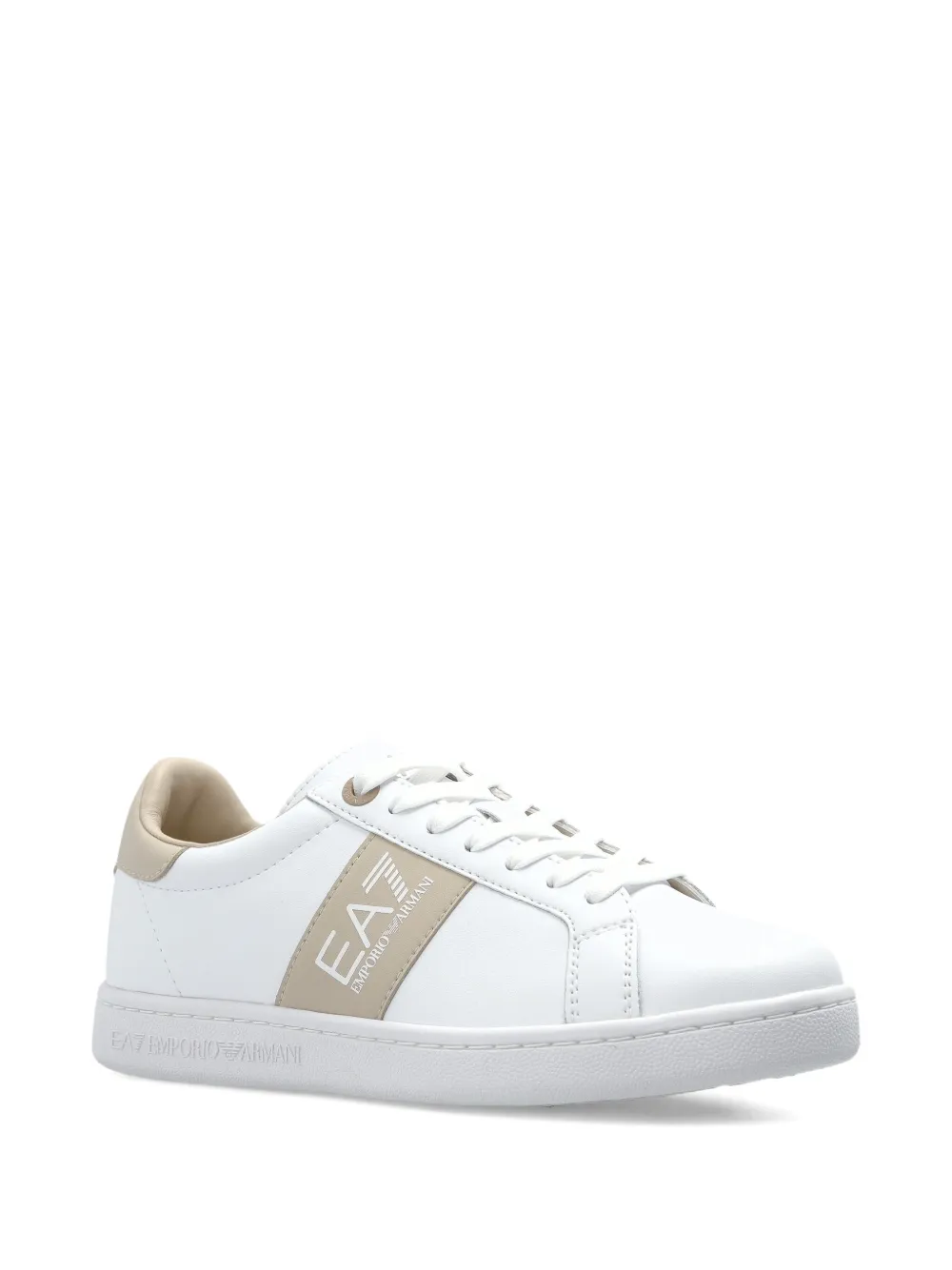 Ea7 Emporio Armani logo-detail sneakers - Wit