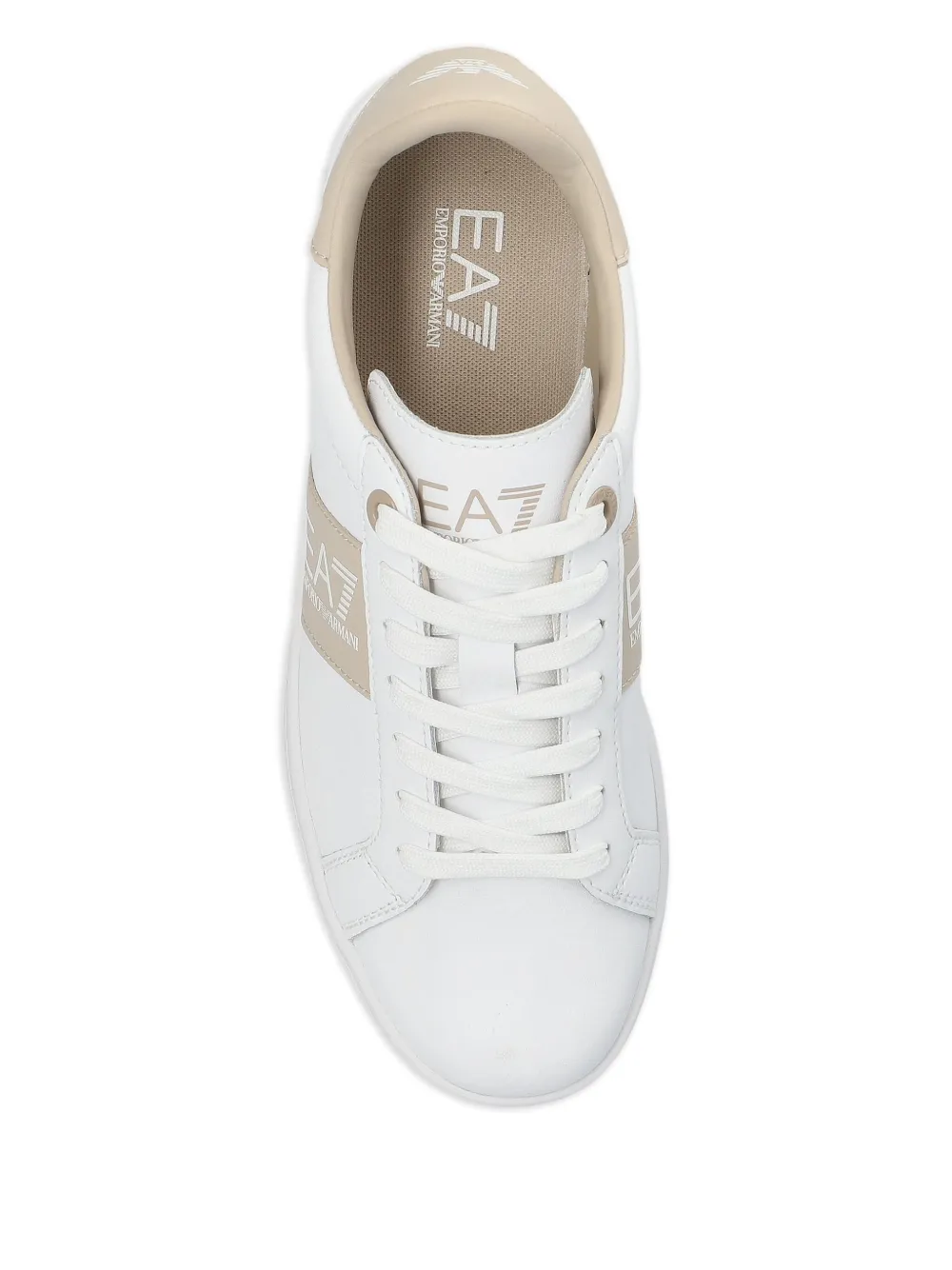 Ea7 Emporio Armani logo-detail sneakers White