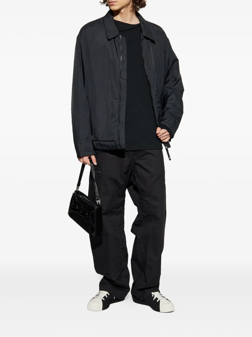 Y-3 buckle-fastening panelled trousers - Zwart