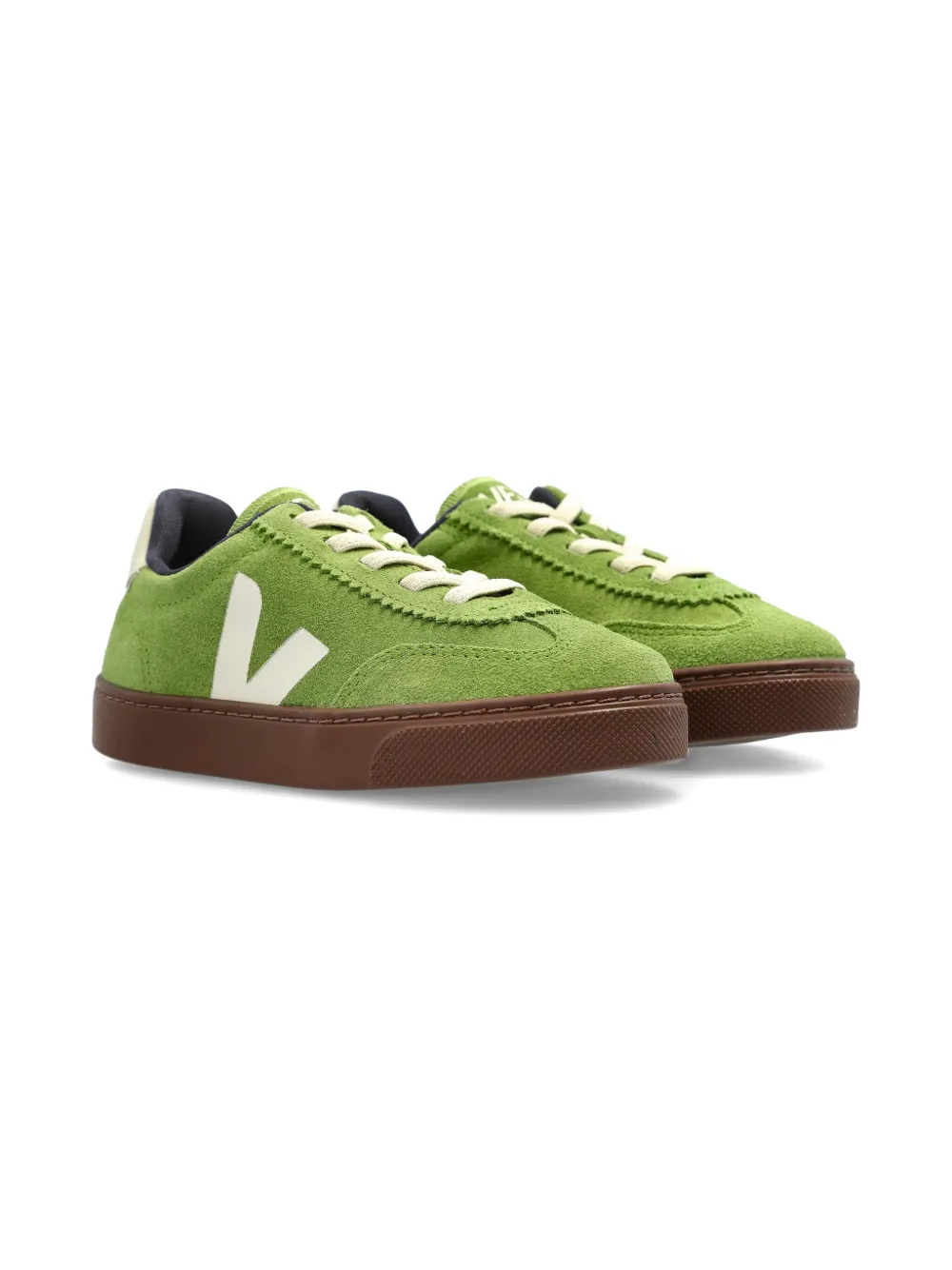 VEJA Kids Volley suede sneakers Green