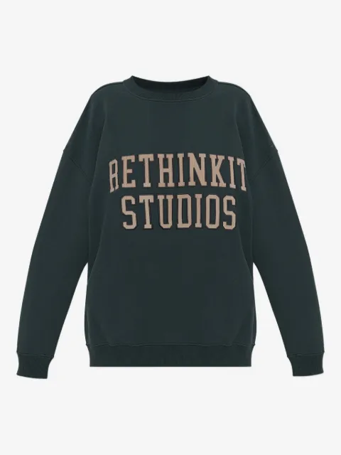 RETHINKIT STUDIOS Sweatshirt mit Logo-Stickerei