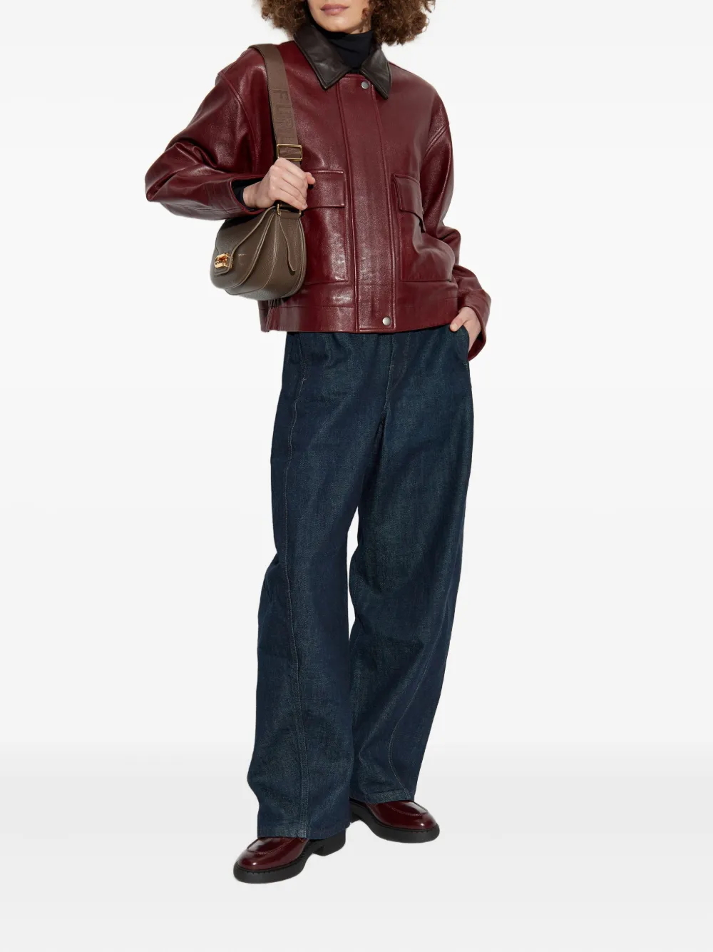 rag & bone flap-pocket leather jacket | Leather Jackets | Image 2