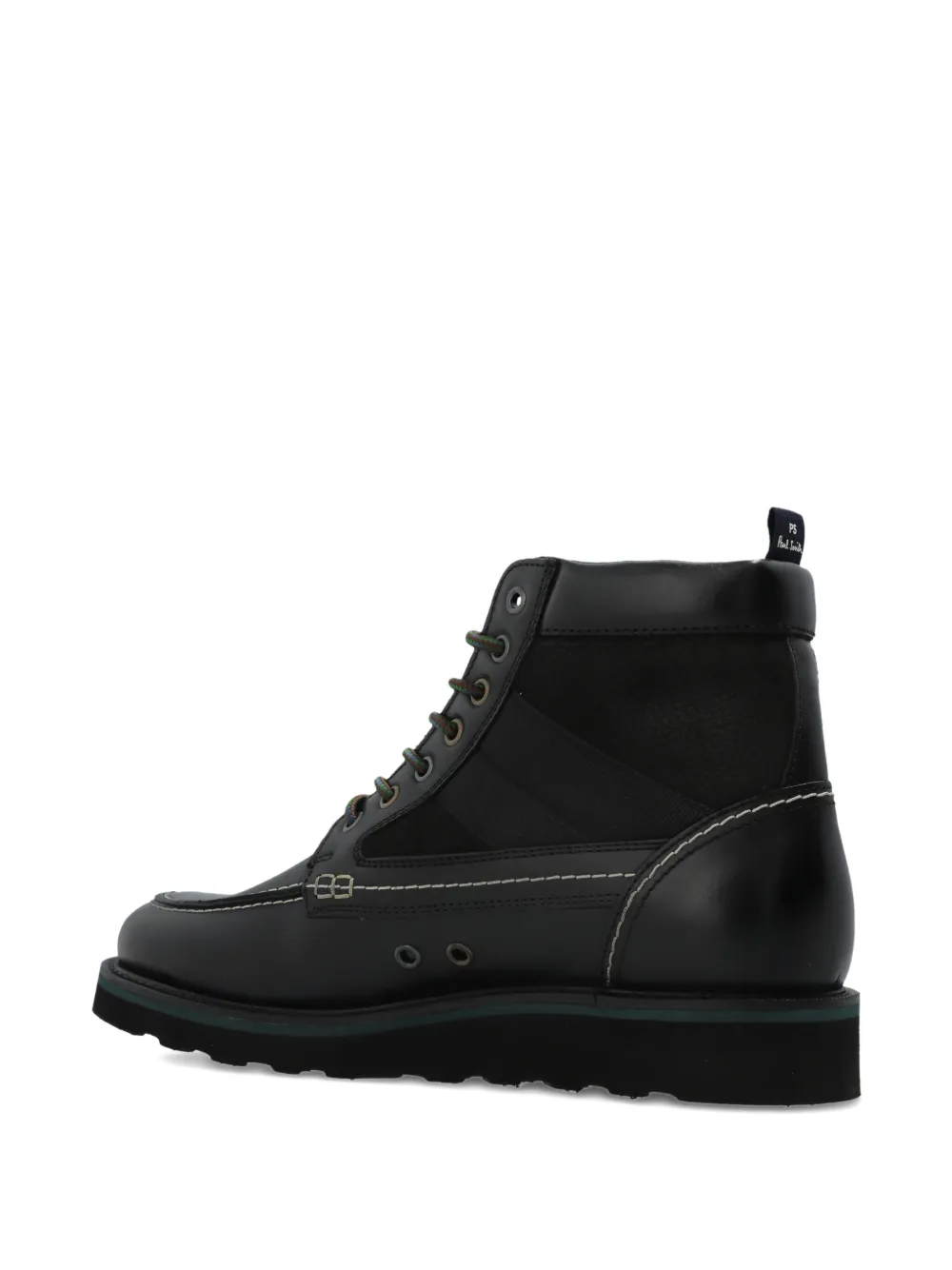 PS Paul Smith Curtis lace-up leather boots Black