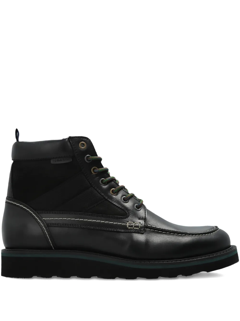 PS Paul Smith Curtis lace-up leather boots Black