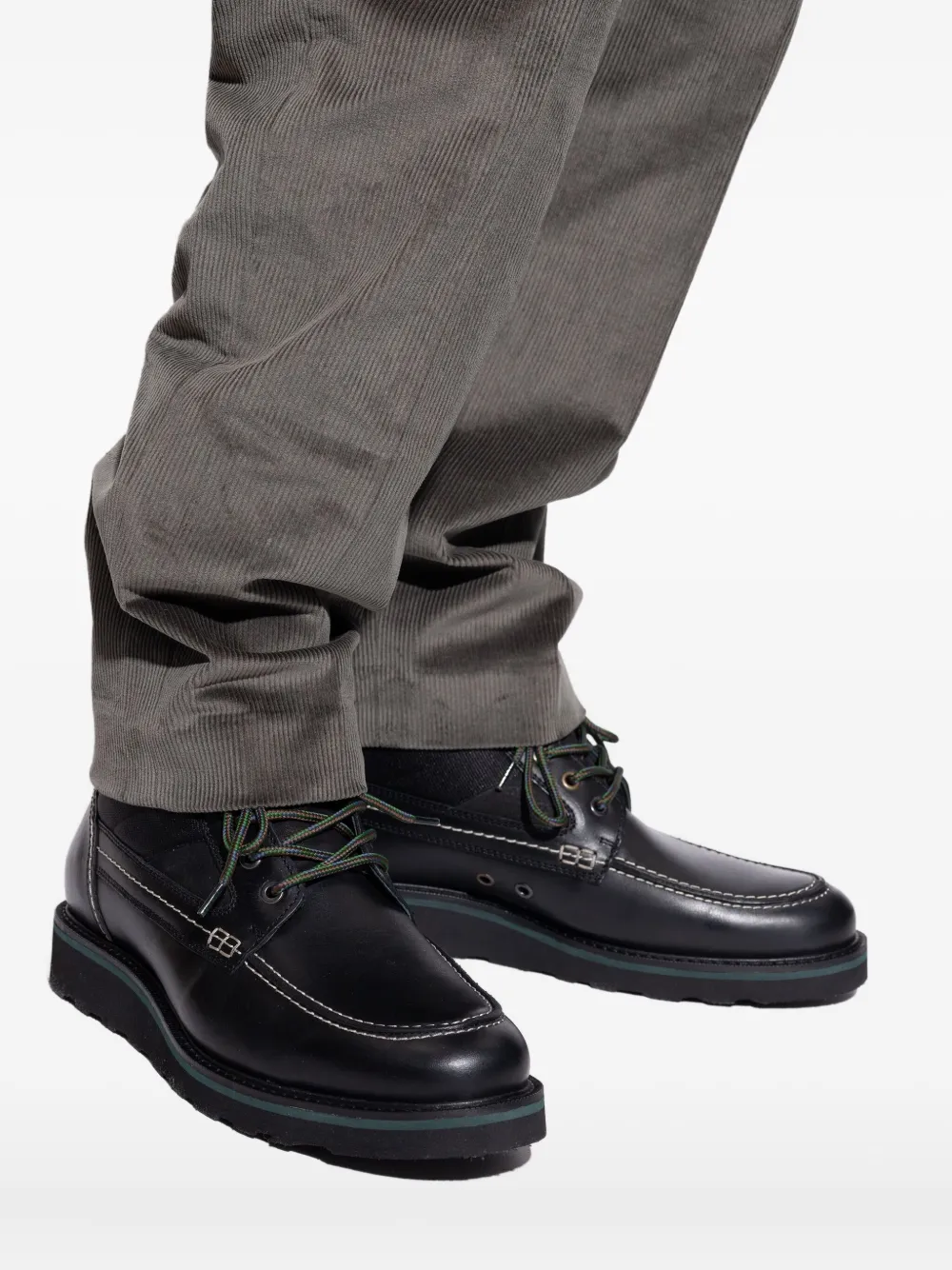 PS Paul Smith Curtis lace-up leather boots Black