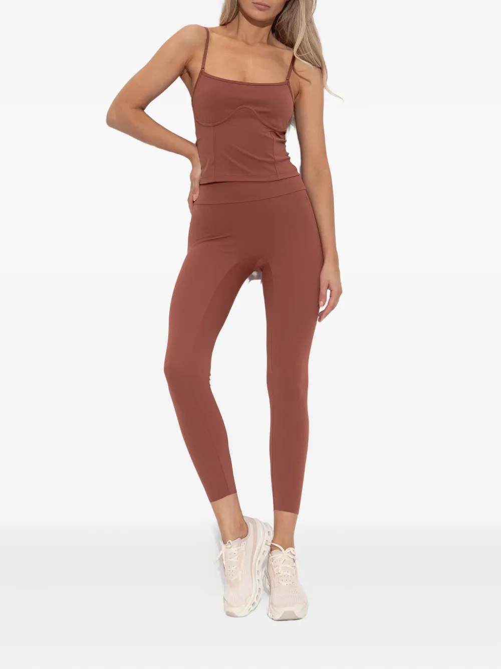 Rethinkit Studios Underwired Strap Top In Brown