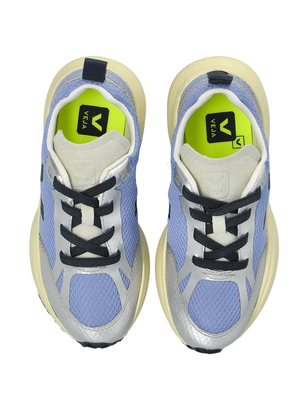 VEJA Kids Canary mesh-panel sneakers Blue