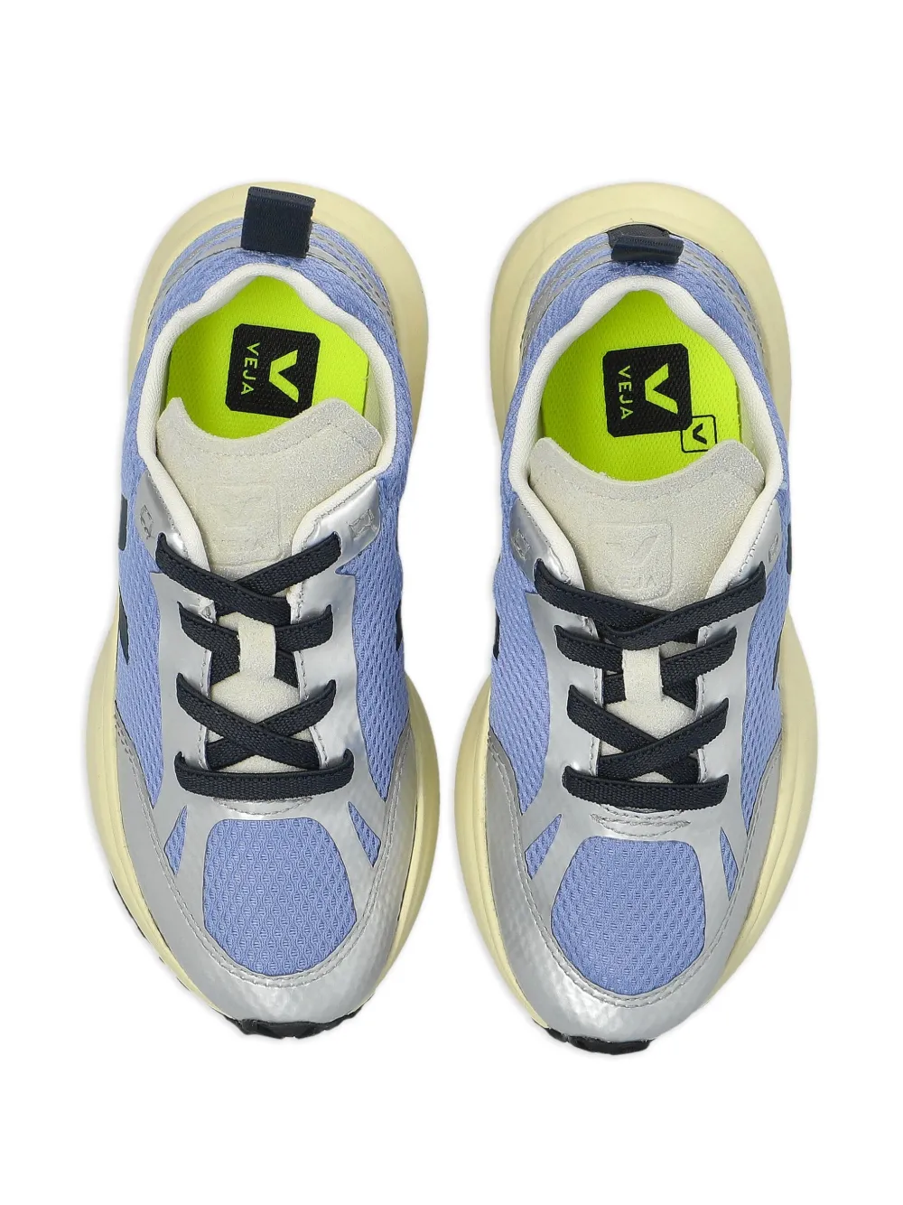 VEJA Kids Canary mesh-panel sneakers Blue