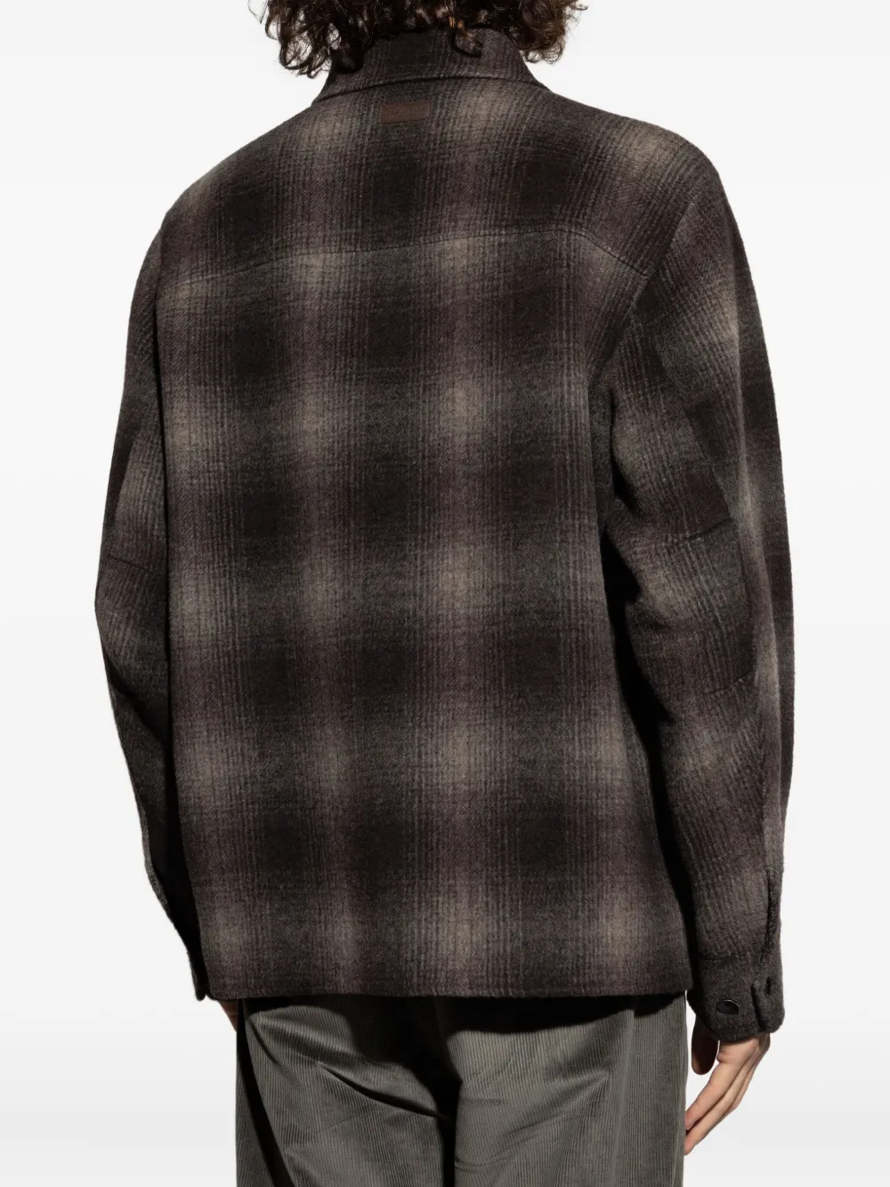 Rag & Bone Austin Checked Wool-blend Shirt Jacket In Multi