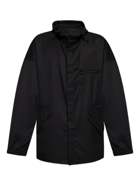 Y-3 stripe-print hooded jacket