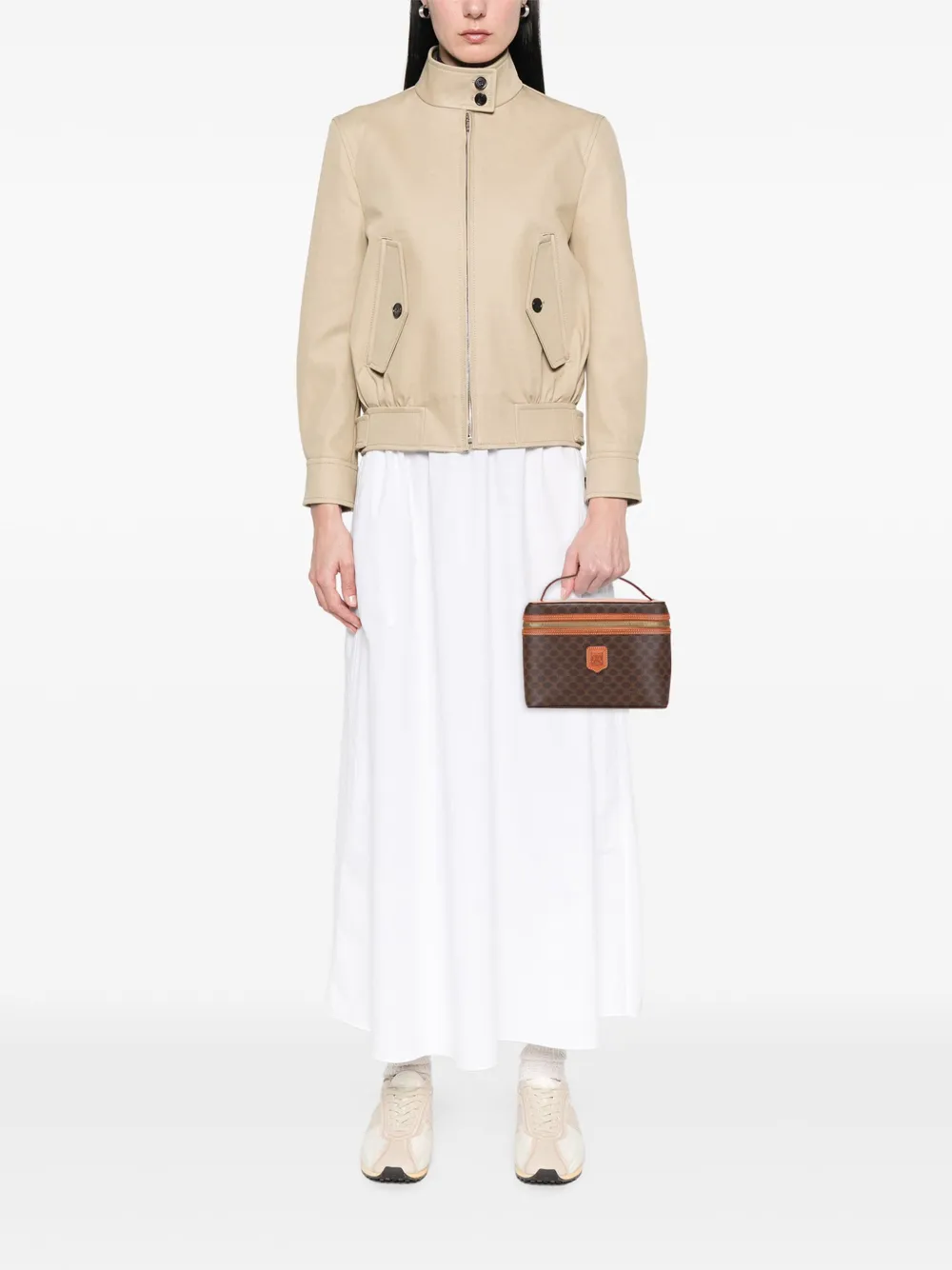 Celine Pre-Owned 1996 Macadam Coated Canvas vanity bag | Pre-Owned | Image 2
