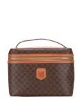 Céline Pre-Owned 1996 Macadam Coated Canvas vanity bag - Brown