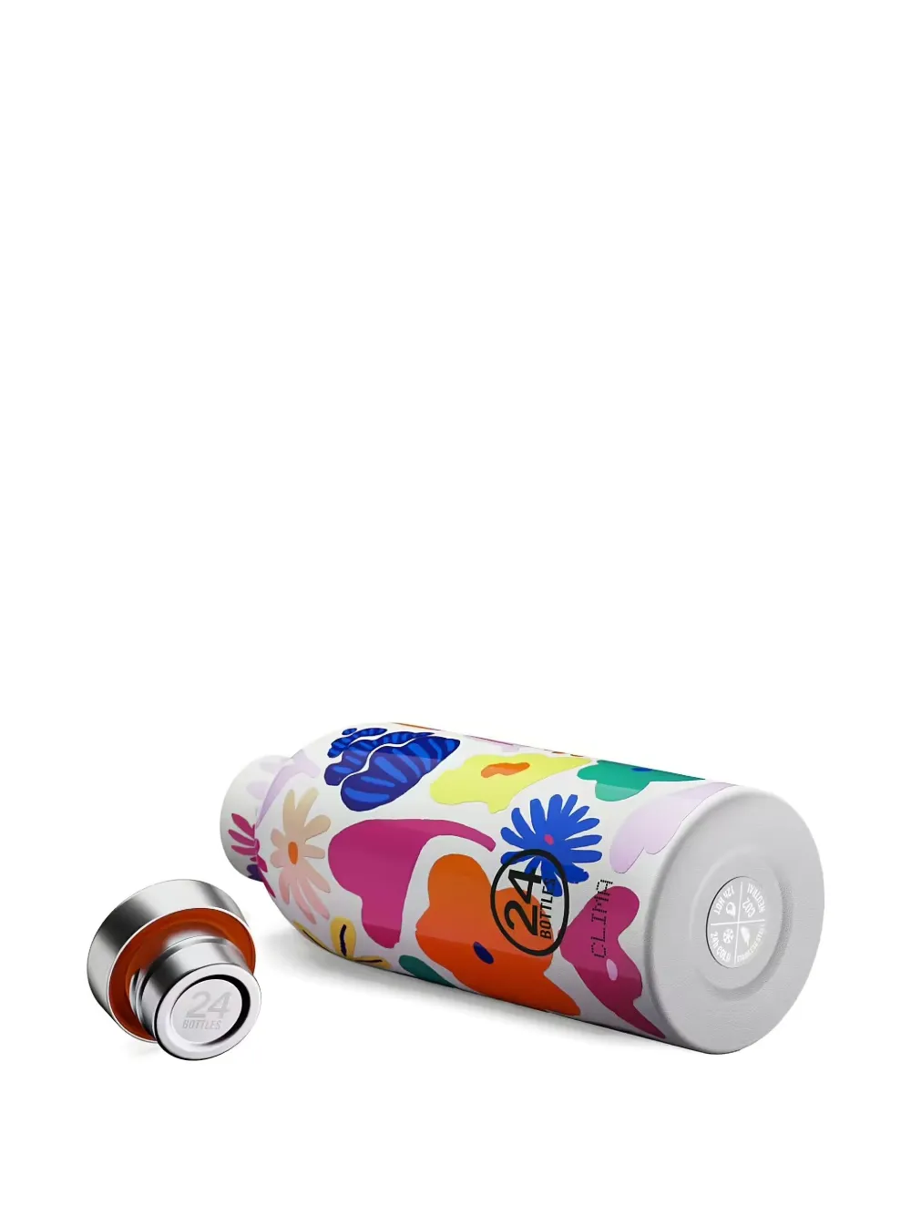 24bottles Acqua Fiorita floral-print bottle (500ml) | White | Image 1