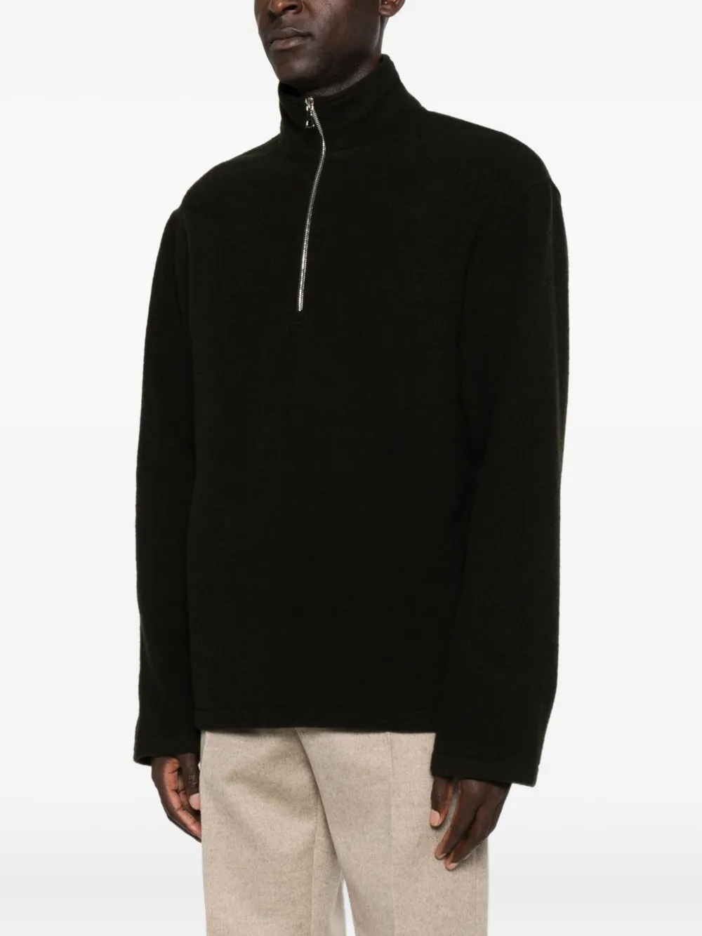  Rier Zip-up Sweater - Green 