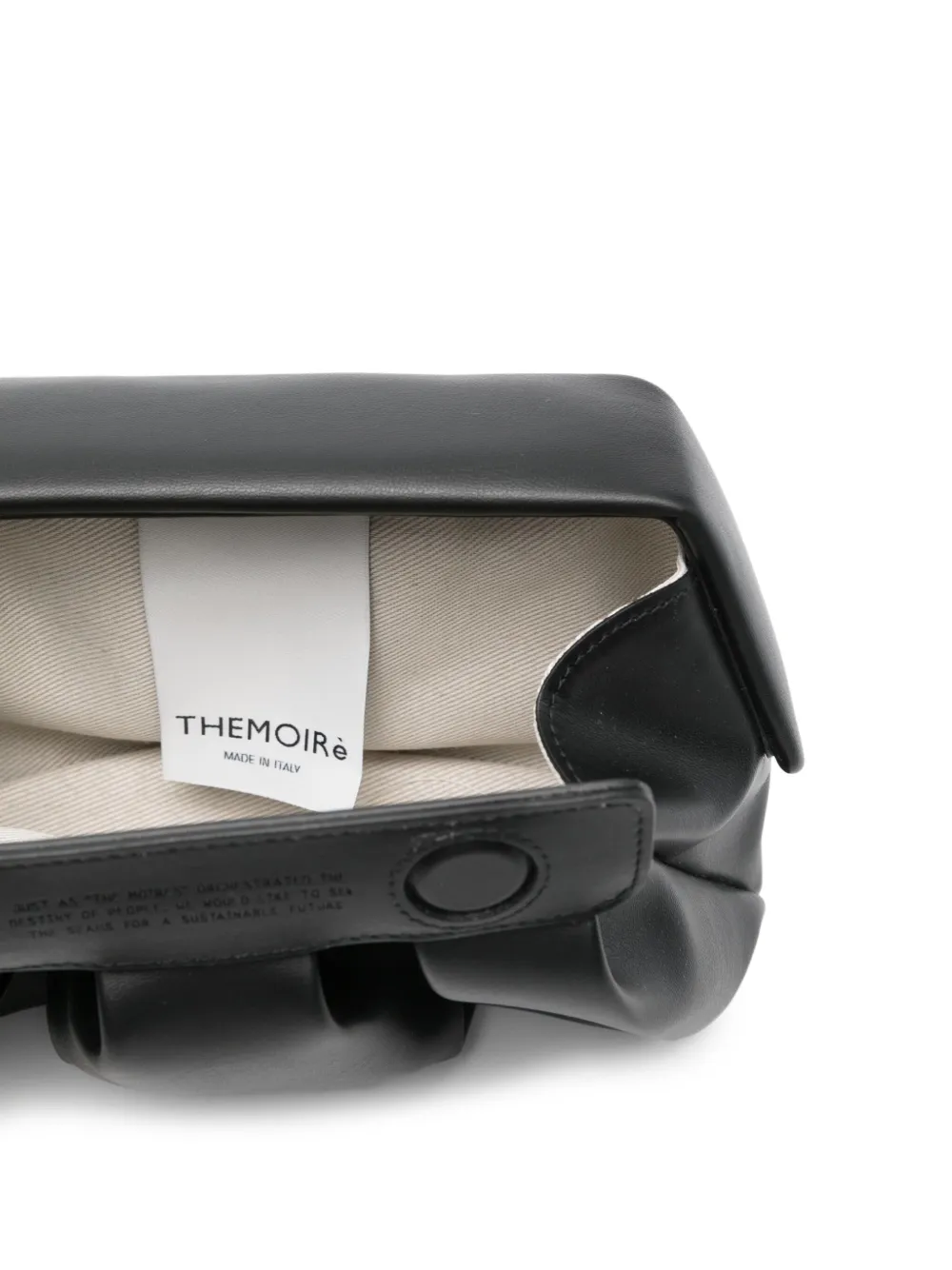 Themoirè Afrodite clutch Zwart