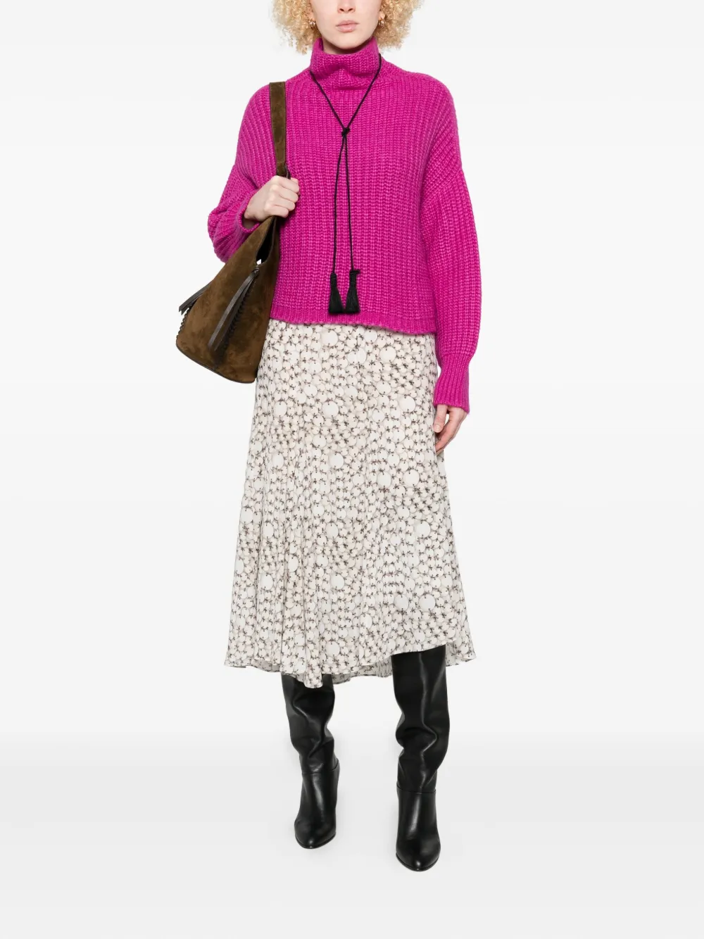 Ulla Johnson Veron high-neck ribbed sweater | Knitted Sweaters | Image 2