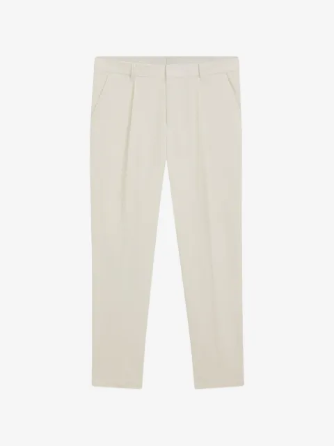 BOSS pleated-front corduroy trousers