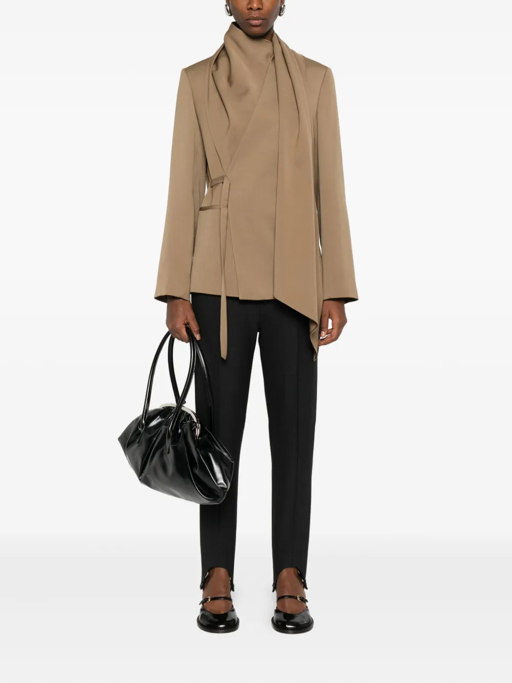 Christian Wijnants asymmetric wool coat | Oversized Jackets | Image 2