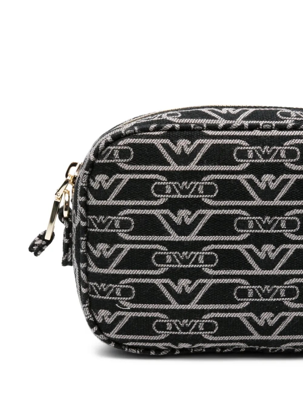 Emporio Armani Crossbodytas met logo-monogram Zwart