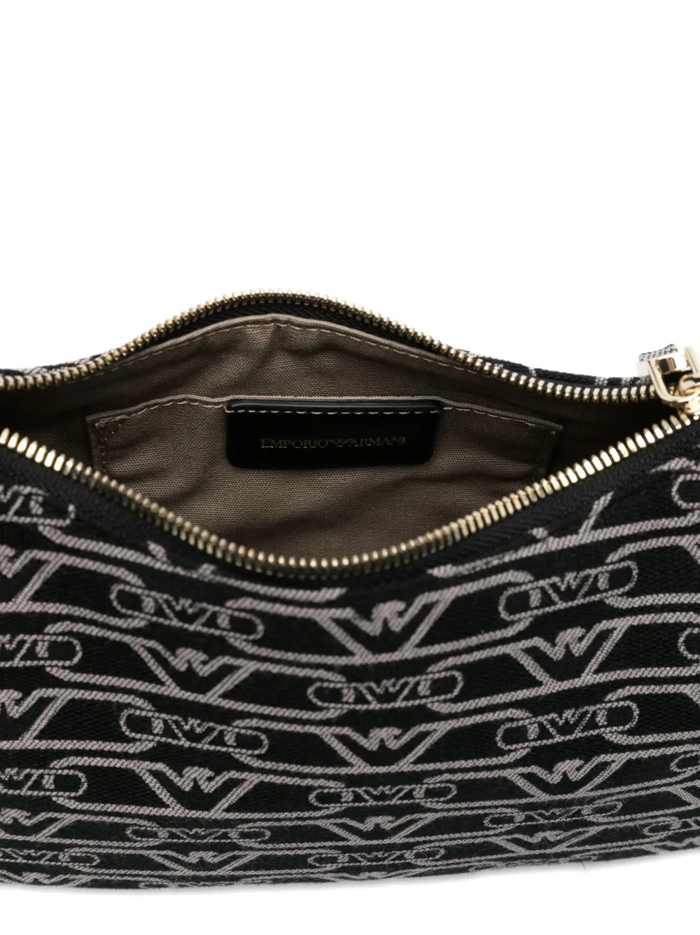 Emporio Armani Crossbodytas met logo-monogram Zwart