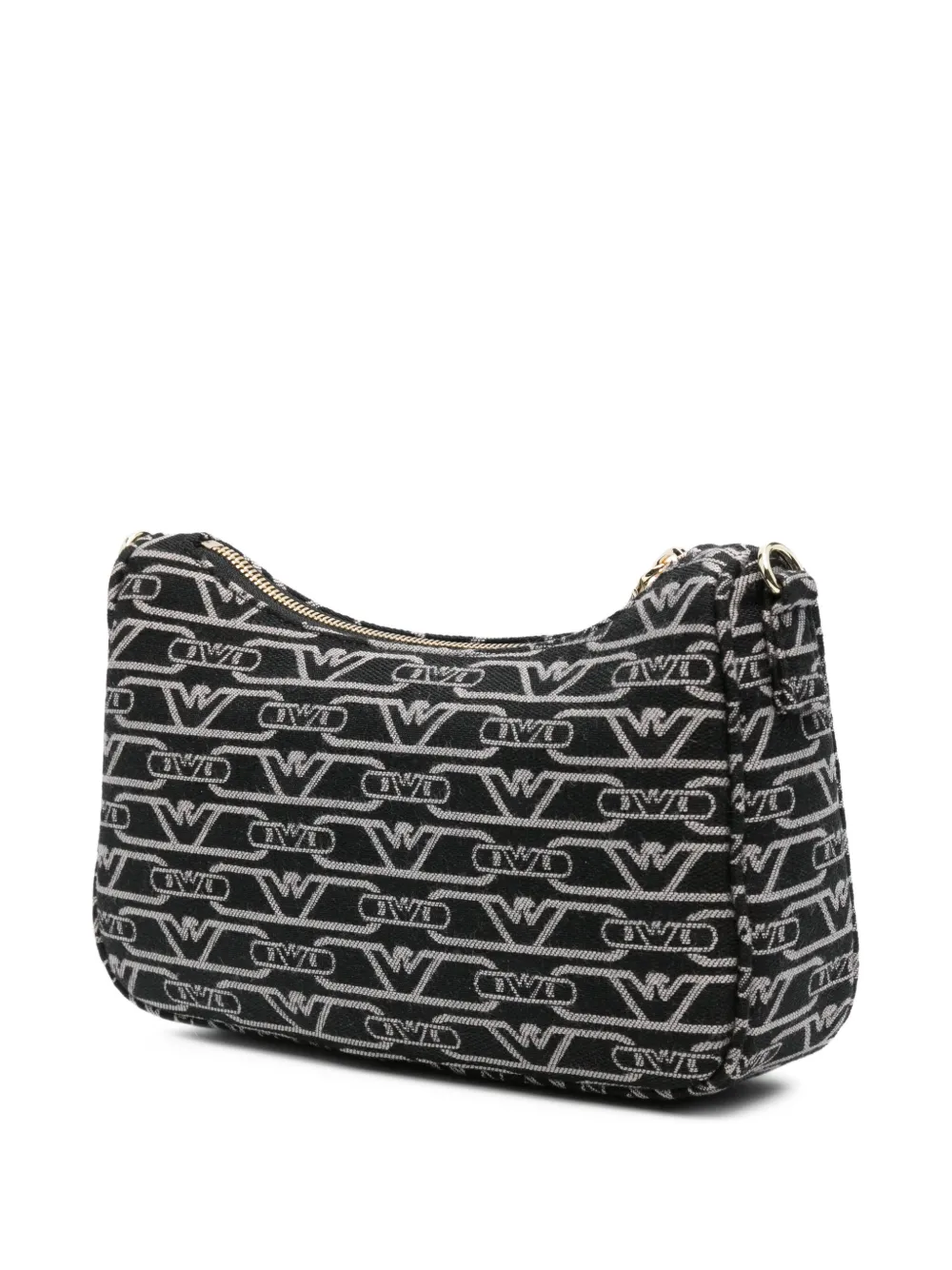 Emporio Armani Crossbodytas met logo-monogram Zwart