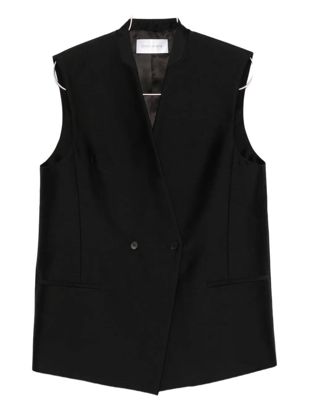 Christian Wijnants Double-breasted Waistcoat In Black