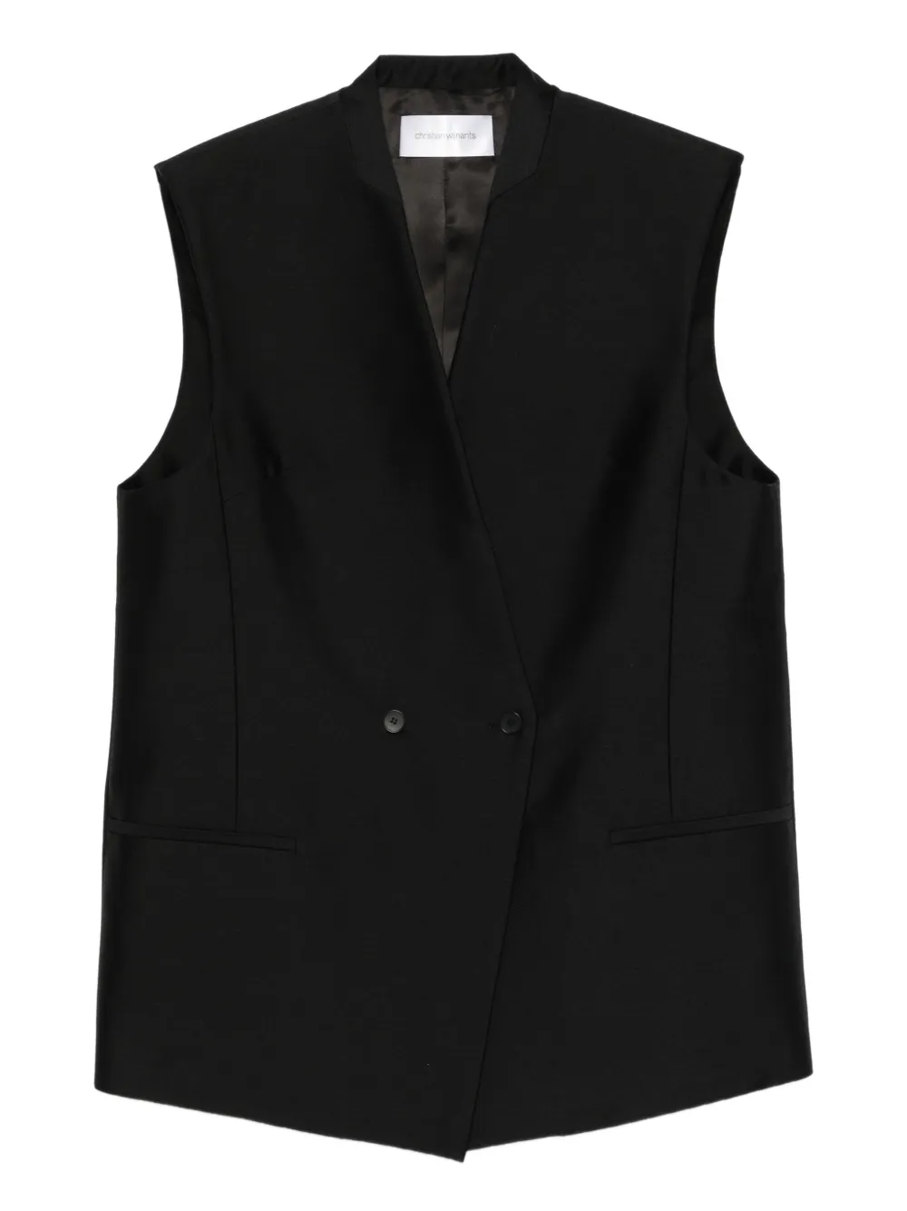 Christian Wijnants double-breasted waistcoat | Black | Image 1