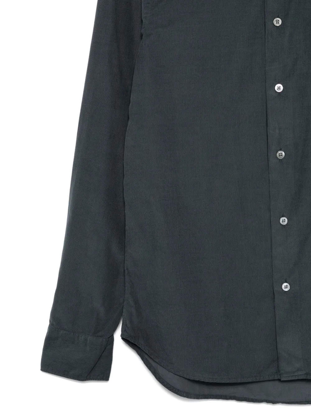 Canali Katoenen overhemd met lange mouwen Grijs