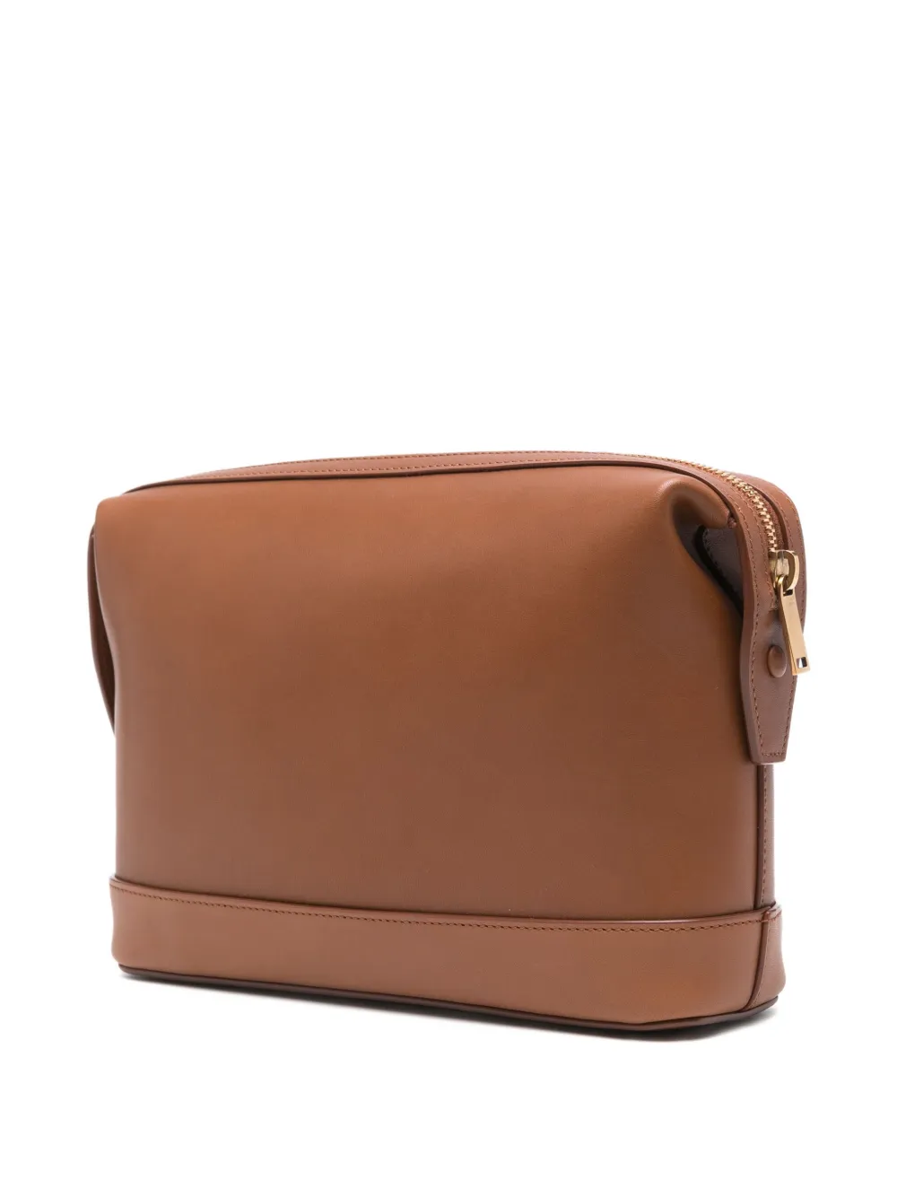 Saint Laurent Leren clutch Bruin