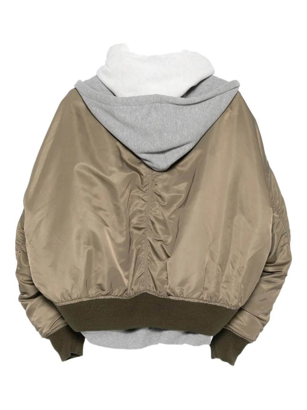 Miharayasuhiro Panelled Bomber Jacket In Brown