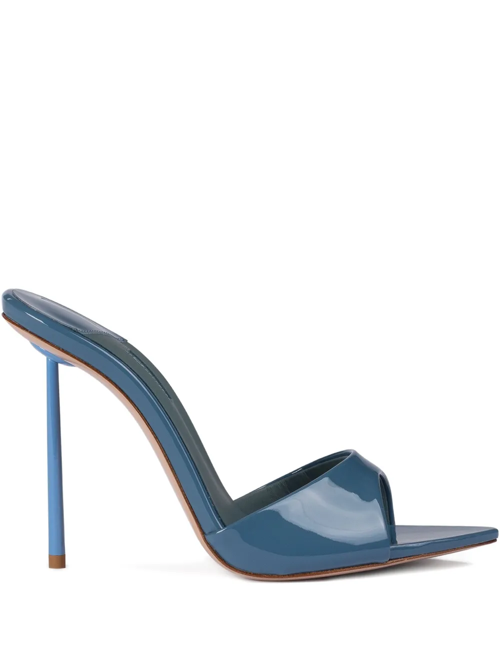Le Silla 120mm Bella patent leather stiletto sandals Blue