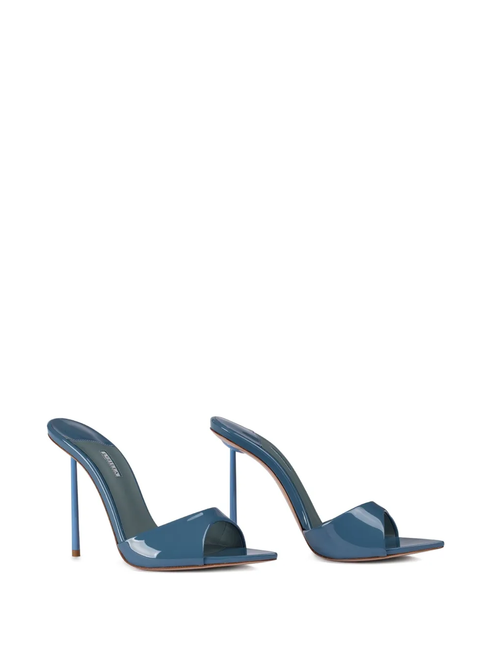 Le Silla 120mm Bella patent leather stiletto sandals Blue