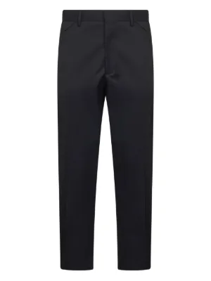 Giorgio Armani dart-detail Lyocell Trousers | Black | FARFETCH ID
