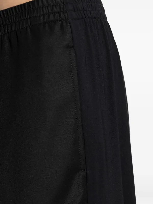 Balenciaga elasticated-waistband Wool Trousers | Black | FARFETCH