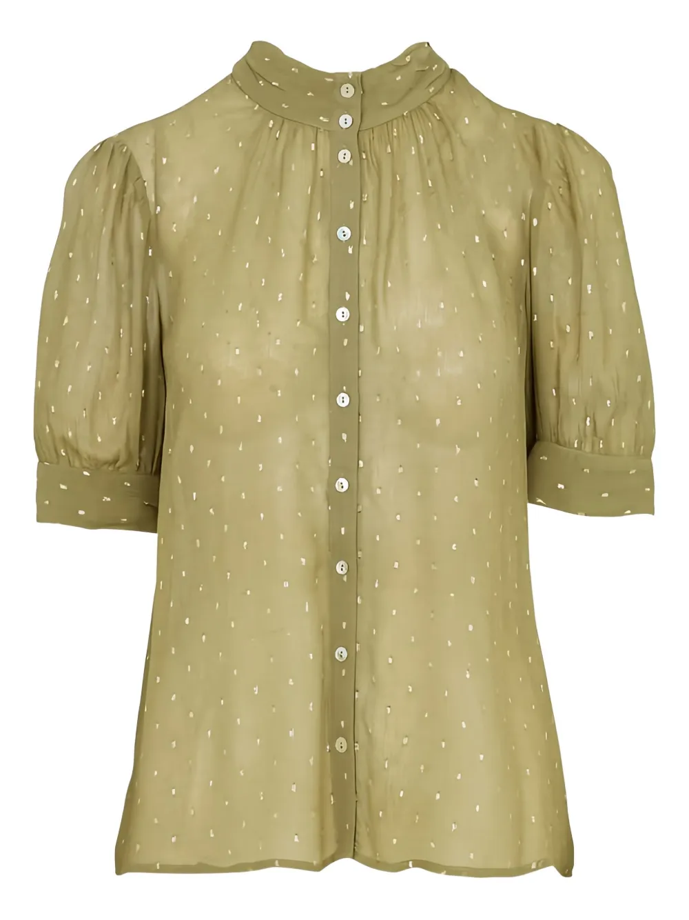 Ba&Sh Mimi buttoned blouse | Green | Image 1