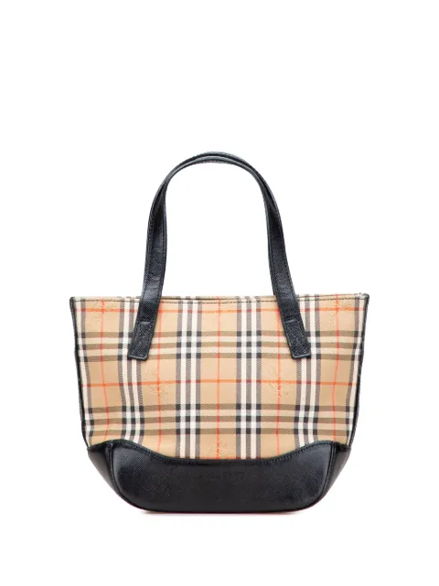 Burberry Pre-Owned 2000-2017 Haymarket Check Canvas handbag