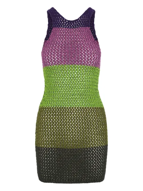 AGR striped crochet dress