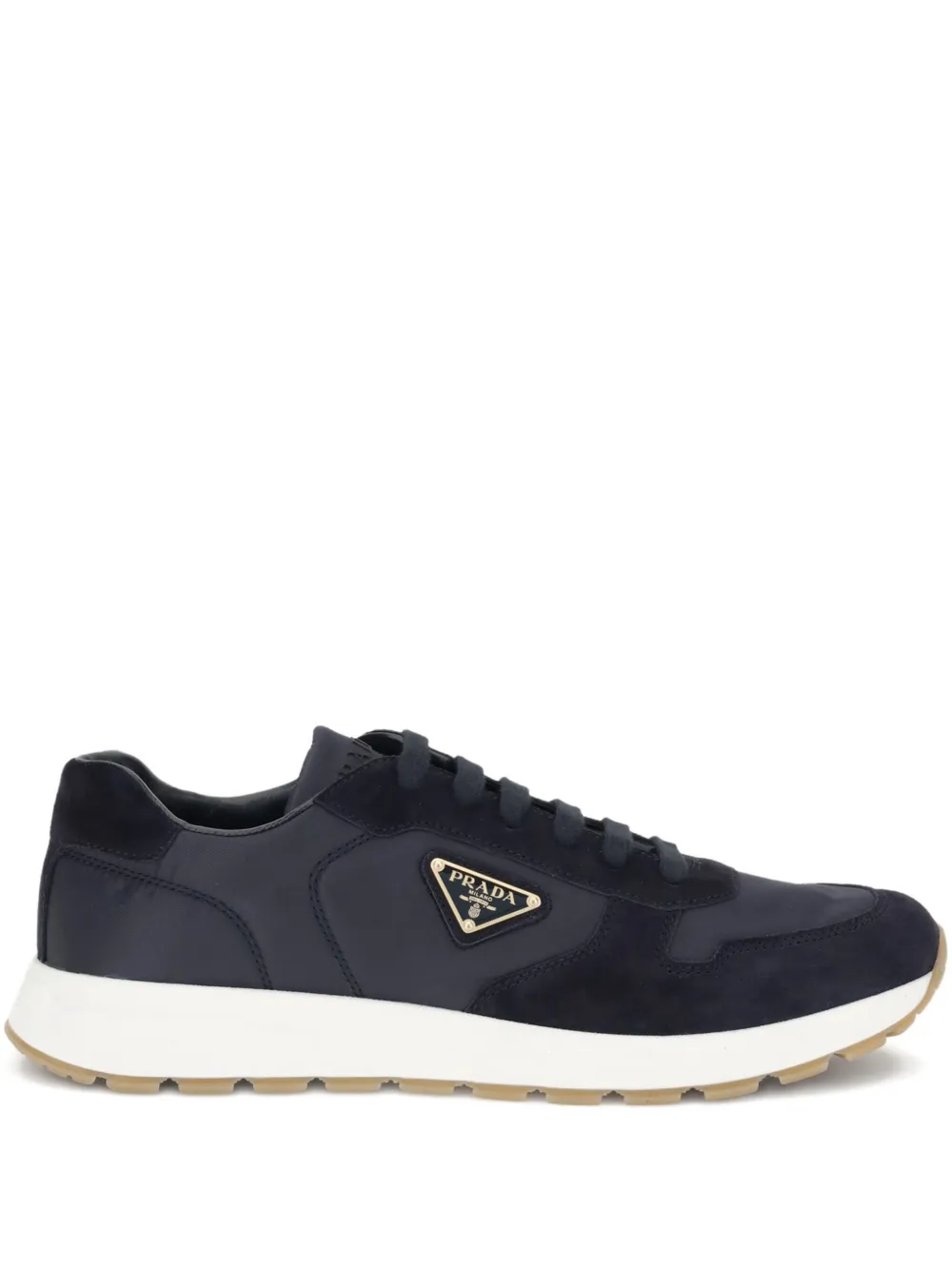 Prada Prax 1 suède sneakers Blauw