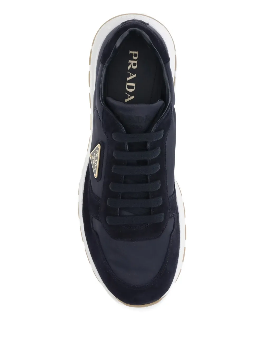 Prada Prax 1 suède sneakers Blauw