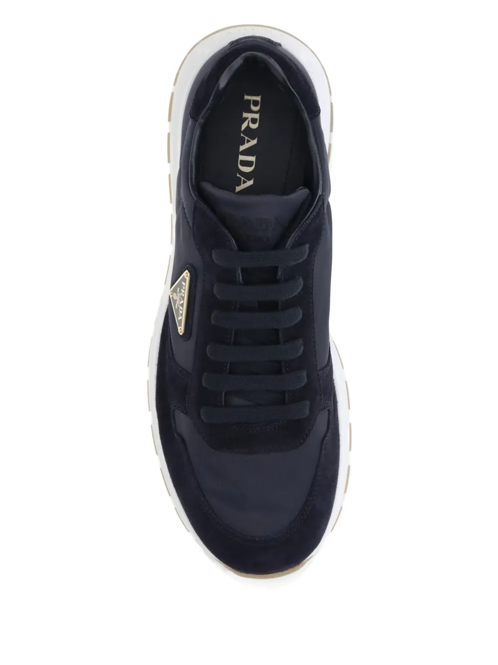 Prada Prax 1 suède sneakers Blauw