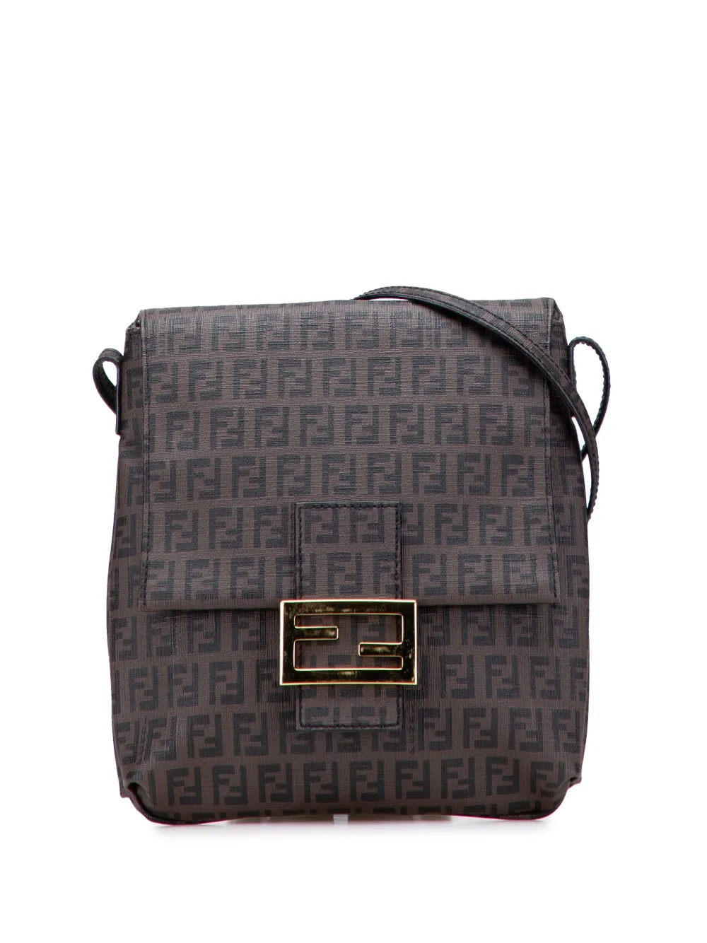 Fendi Pre-Owned 2000-2010 Zucchino Spalmati crossbody bag - ブラウン Fendi Pre-Owned 2000-2010 Zucchino Spalmati crossbody bag - ブラウン